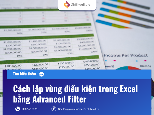 Cách Lập Vùng Điều Kiện Trong Excel Bằng Advanced Filter (1)