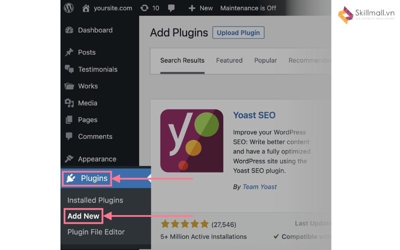 Cách cài đặt plugin hỗ trợ SEO - Yoast SEO