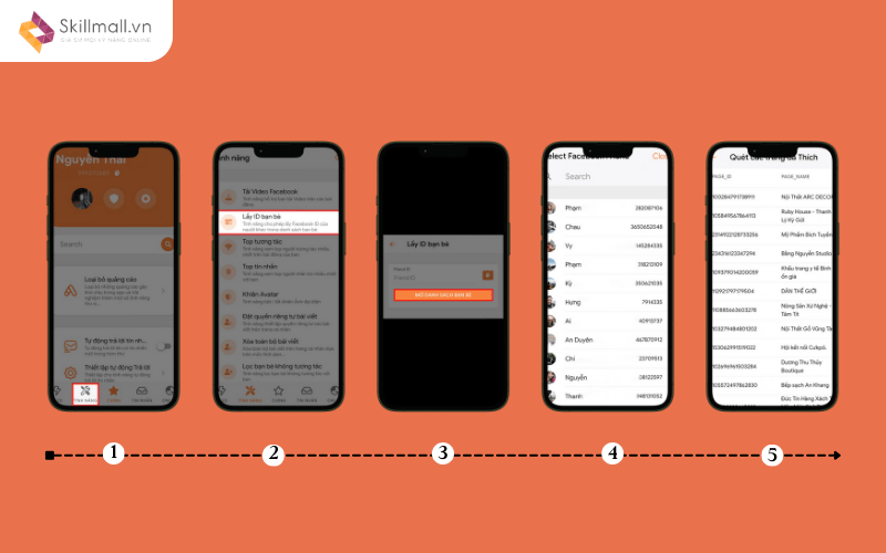Cách lấy Facebook ID Card trên điện thoại bằng Monokai Toolkit