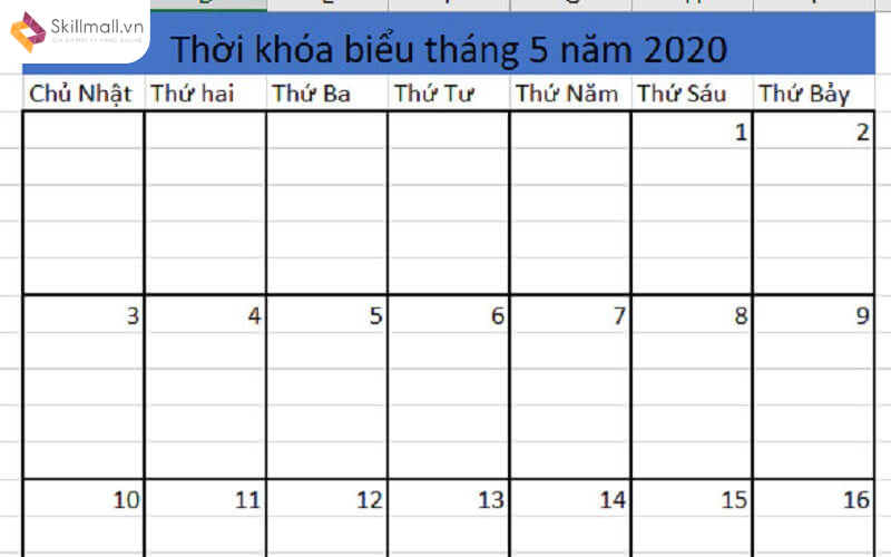 Chuẩn bị trước khi lập thời gian biểu