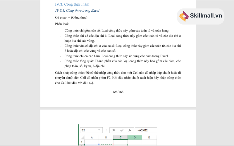 Hướng dẫn sử dụng các công thức và hàm trong tài liệu Excel 2010 nâng cao