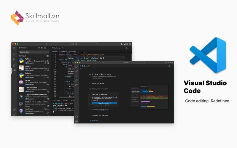 Phần mềm Visual Studio Code (VS Code) phổ biến