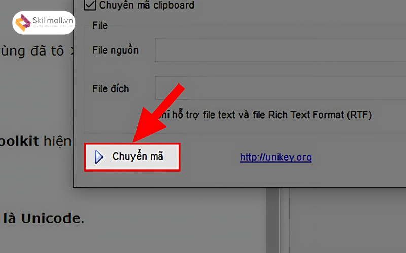 Sau đó nhấn nút “Chuyển mã”