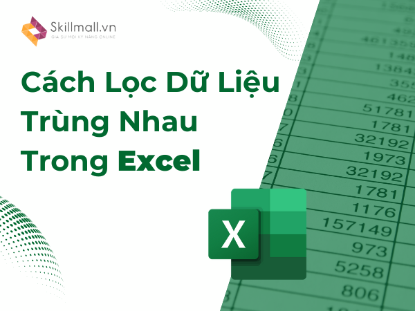 Tất Tần Tật Cách Lọc Dữ liệu Trùng Nhau trong Excel Cần Biết