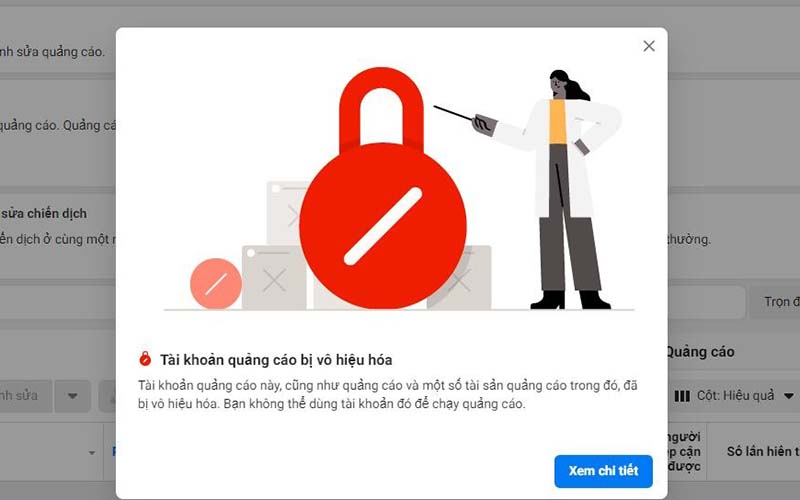 Chạy bùng quảng cáo Facebook khiến tài khoản bạn tạm ngừng hoặc vô hiệu hóa vĩnh viễn từ Facebook