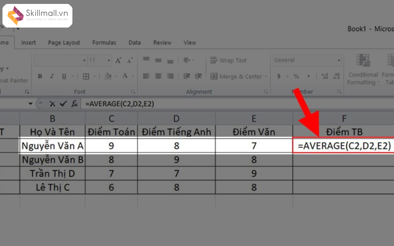 Công thức tính VAT ngược trong Excel