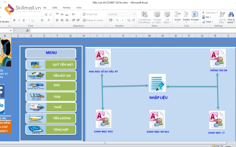 Vai trò của phần mềm kế toán Excel